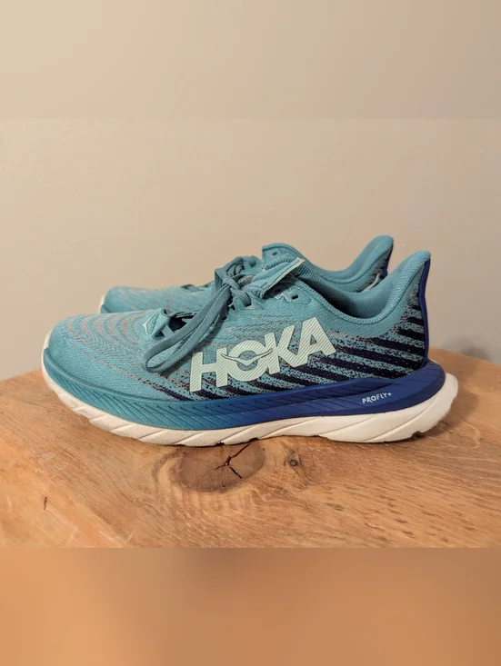 Hoka Womens Mach 5 'Ocean Mist' - Picture 4 of 12
